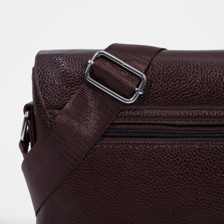 Male bag, brown color-4
