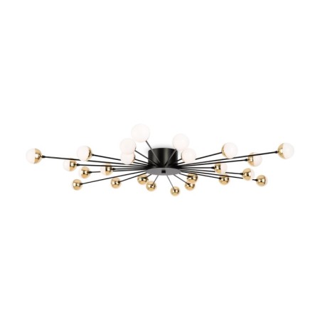 Freya FR5242CL-24B Celebrity, 1168x1168x103 mm ceiling lamp, G4, 24x3W, black color