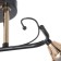Acapulco chandelier 3x60W E27 brown, gold 52x52x24cm