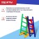 Board game on the balance "Up the ladder", 24 stairs, 2-4 players, 5+