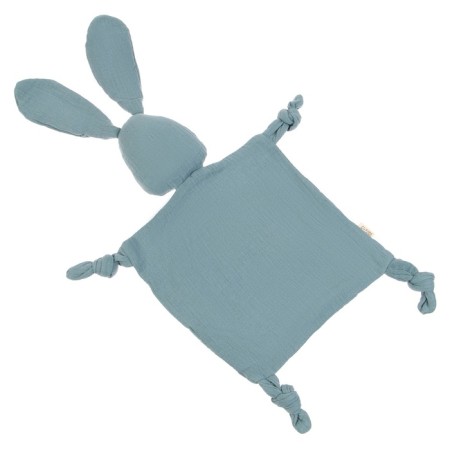 Toy - comfort "bunny", rattle, blue color, mum & baby-7