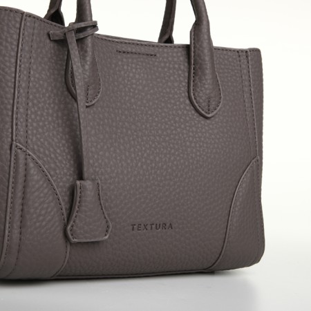 Bag Textura, 25*7*21, OD with zipper, REAL BEAL, Gray-6