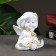 Figure "Angel with two flowers in the hair" 7x8x9cm