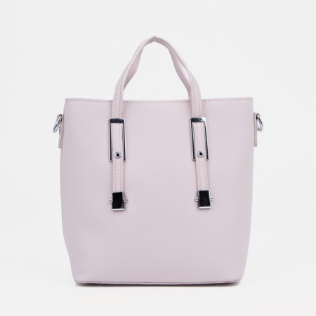 Bag Female Tout with zipper, pink color