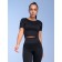 Sports T-shirt Feminic, size XS-S, black color