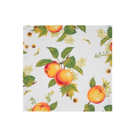 Serving napkin Apple blossom, size 40x40 cm, beige color-1