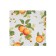 Serving napkin Apple blossom, size 40x40 cm, beige color