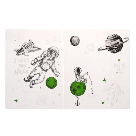 Set of covers PVC 213 x 355 mm, 140 μm, 3 pieces, Astronaut, for a diary and notebooks-2