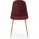 Stol on a metal frame DABL Metal/velor, gold/burgundy 45x51x86 cm