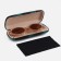 Case for glasses on a cracker, black color