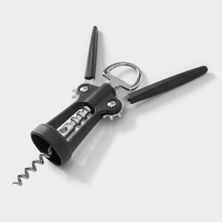 Corkscrew "Profi", 19 cm, black color-4