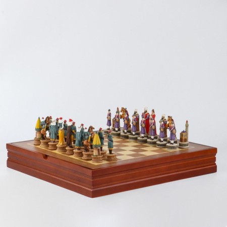 Chess souvenir "eastern", h king-8 cm, h Parashka-6.5 cm, 36 x 36 cm-4