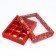 New Year. Box for 12 sweets "Snowman", 19 x 15 x 3.6 cm, confectionery packaging