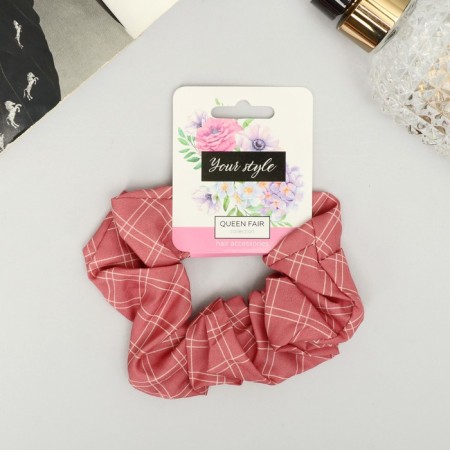 Hair elastic band "Orbit" a double cage, 10 cm, mix