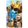 Chancellery set, notebook, sharpener, eraser, pencil, scissors, transformers