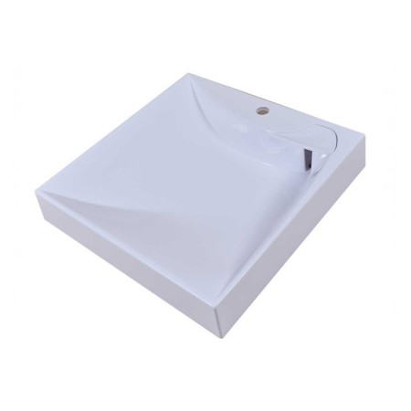Marko Twist sink, 60x60 cm, above the washing machine-2