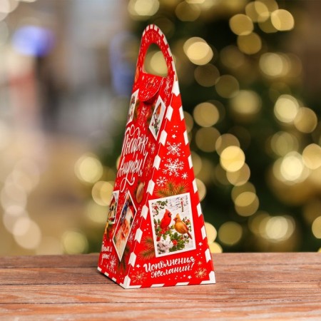 Gift Folding Box "New Dita Red" 10/20 x 10 x 23 cm-3