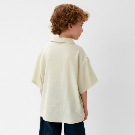 Board for the boy KAFTAN LINEN, p. 32 (110-116), milk-4