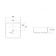 ABBER RECHTECK AC2215 sink, invoice, 390x390x140 mm, white