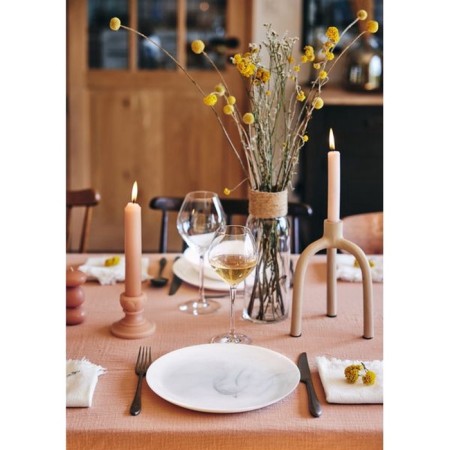 Dessert plate Luminarc Diwali Marbre, D = 19 cm, glass ceramic, white-6