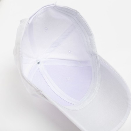 Men's cap male monophonic minku color white, rr 58-3
