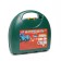Game set of tools in a suitcase, blue tractor