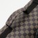 An animal carrier bag with a cage window, brown, 40 x 26 x 26 cm