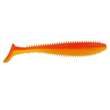 Vibro -tail Helios Shaggy Orange & Yellow, 8.5 cm, 5 pcs. (HS-16-015)