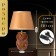 Hand lamp with lampshade Risalux "Grinda", E14, 40 W, 22.5 × 22.5 × 32 cm