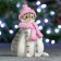 Piggy bank "Cat Charlotte" gray, 10x10x15cm