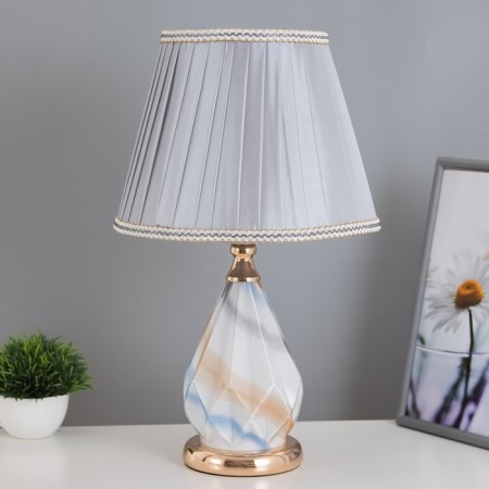 Table lamp with "Mirana" 1x60W E27 Gold 25x25x45 cm Risalux