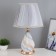 Table lamp with "Mirana" 1x60W E27 Gold 25x25x45 cm Risalux