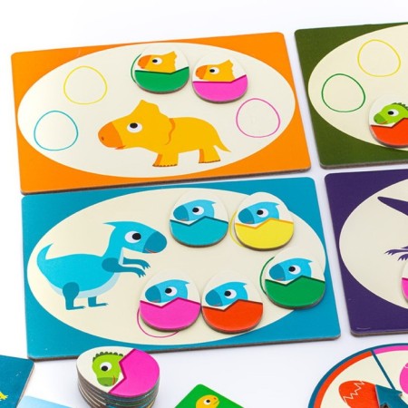 Lotto, dominoes and memories 3 in 1 djeco "Memo dinosaurs"-3