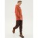 Sweatshirt for boys, height 158 ​​cm, copper color