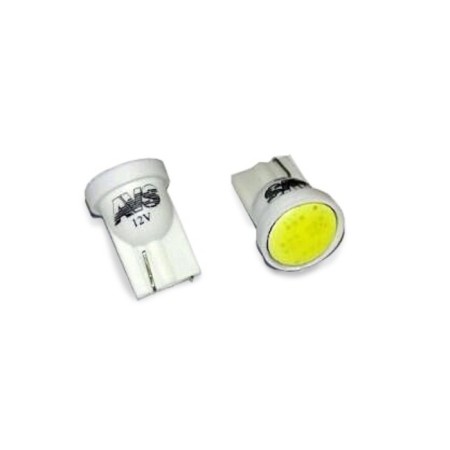 LED lamp AVS A78441S, T10 T109 / White / (W2.1X9.5D) COB 6 Chip, Blister, set 2 pcs 47848-1