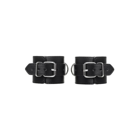 Handcuffs Anonymo #0103, PU Skin, Black-8