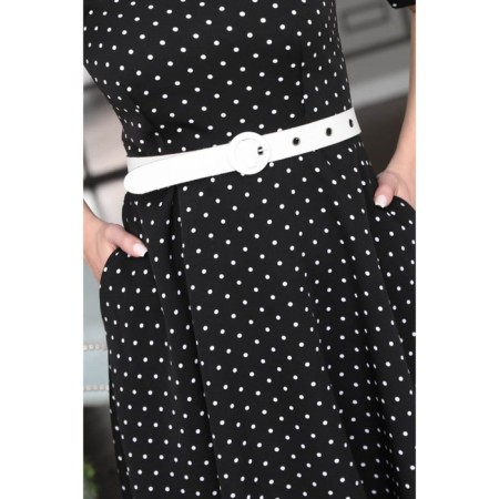 Female dress, size 46, black color-11