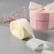 Kapron tape, 50 mm, 100 ± 5 m, ivory color