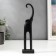 Souvenir Polystone "Black Elephant with Long legs" 24.3x5.7x4 cm