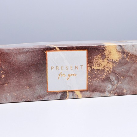 Box for Makarun, confectionery packaging "Present", 18 x 5.5 x 5.5 cm-1
