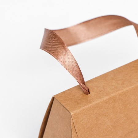 Folding box, with a pen, craft, 12 x 9 x 6 cm-2