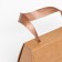 Folding box, with a pen, craft, 12 x 9 x 6 cm
