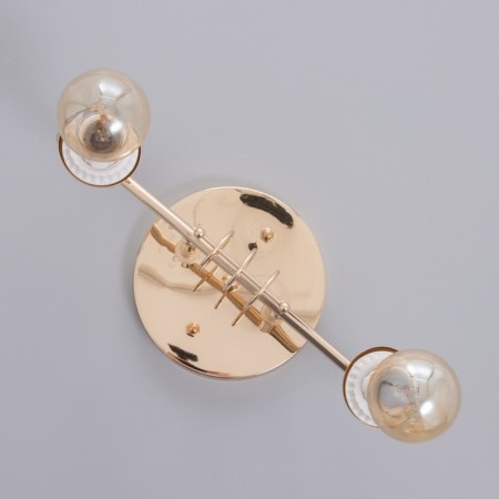 Aleta chandelier 2x40W BP E27 Gold Model: 2800430-4