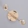 Aleta chandelier 2x40W BP E27 Gold Model: 2800430