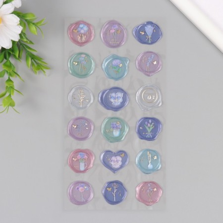 Stickers for creativity plastic "Elegant wealth" 9.3x20.4 cm-1