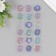 Stickers for creativity plastic "Elegant wealth" 9.3x20.4 cm