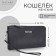Women's wallet on the zipper Textura, with a pen, black color