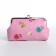 Cosmetic bag on the farmar, pink color