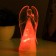 Strafim nightlight LED 1W RGB 3X AG10 Transparent 5.5x6.5x14cm Risalux