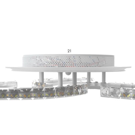 Luer with PDU "Blade" 3xLED 78W 3000-6000K RGB white 57x57x10cm-12